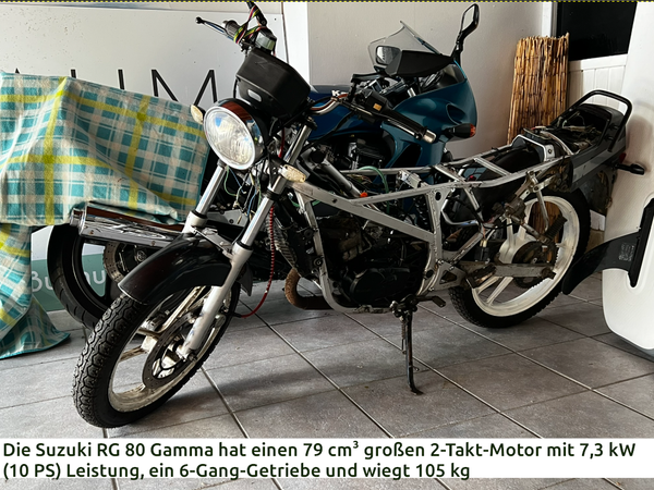 Suzuki RG 80 Gamma – Der Naked-Umbau